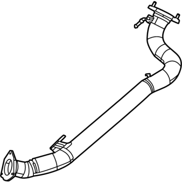 Jeep 68436889AA Exhaust Pipe