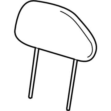 Dodge 1US39DX9AB Headrest