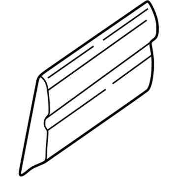 Dodge B2500 Door Moldings - 55274947AB