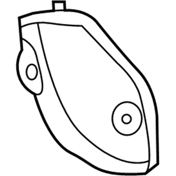 Mopar 1RJ32DX9AD Lamp Cover, Rear Passenger Side