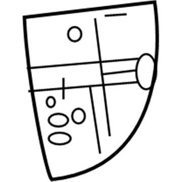 Mopar 6XU42DX9AA Bezel, Driver Side