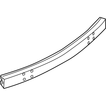 Dodge 68100209AE Impact Bar