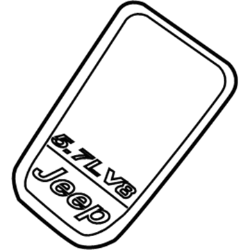 Jeep 53013718AC Engine Cover