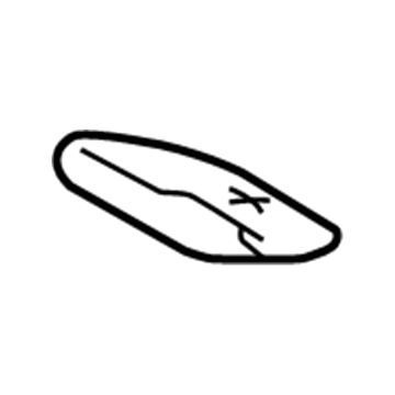 5121510AA Mopar Front Floor Pan Cushion Illustration 1 of 1