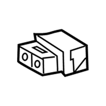 Dodge 5120694AA Instrument Panel Speaker Connector