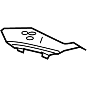 Dodge 5104270AA Speaker Cover