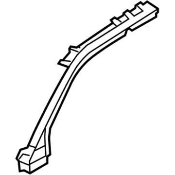Ram 55372674AA Windshield Pillar Reinforcement