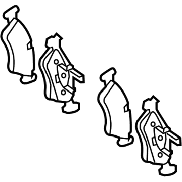 Dodge Sprinter 3500 Brake Pad - 5103550AA