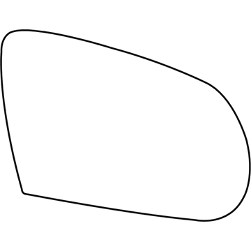 Jeep 68228910AA Mirror Glass