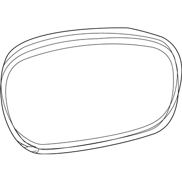 Chrysler 5139199AA Mirror Glass