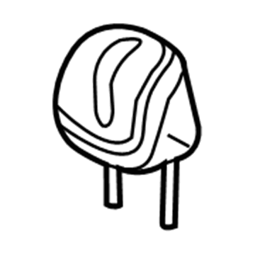 Dodge 5RP77DX9AA Headrest, Center