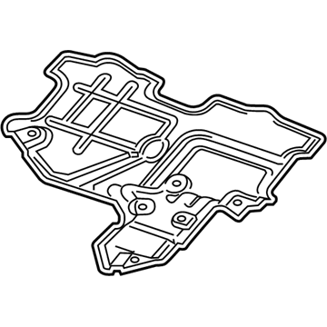 Mopar 68279818AA Muffler Shield, Rear