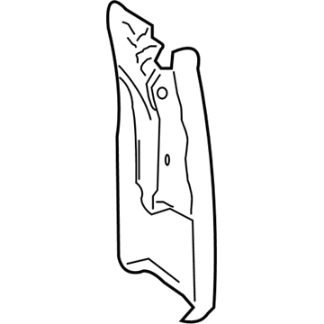 Dodge 1HE90DX9AA Splash Guard