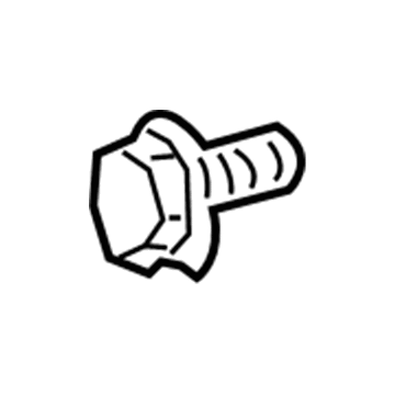 Dodge 6104635AA Splash Guard Bolt