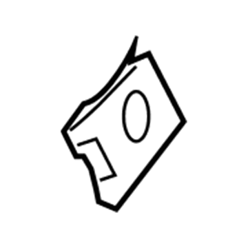 Dodge 6104735AA Splash Guard Clip