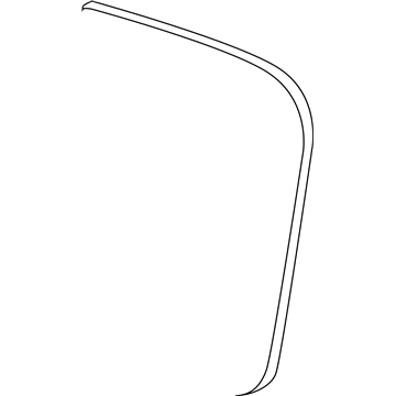Dodge 55255886 Side Glass Seal