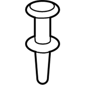 Dodge 6504521 Grille Pin