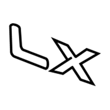 Chrysler 5113298AA Nameplate