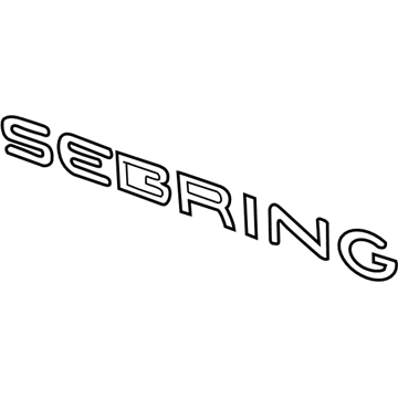 Chrysler 5152004AA Nameplate