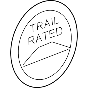 Jeep 68531347AA Medallion