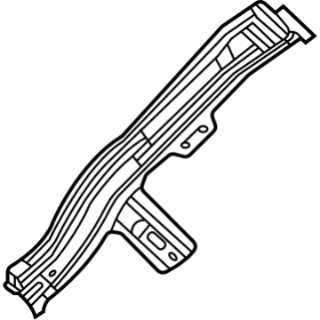 Mopar 68424970AC Rail - Rear Floor Pan Side 68424970AC Mopar Rail - Rear Floor Pan Side Illustration 1 of 1