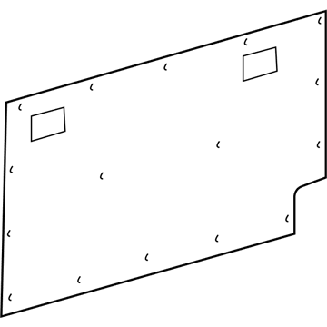 Dodge 1HD241E7AA Front Trim