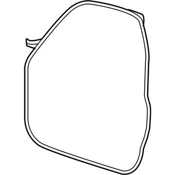Mopar 68045995AA Surround Weatherstrip, Front Outer Driver Side