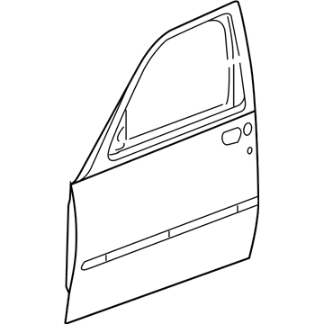 Mopar 55360852AG Door Shell, Front Passenger Side