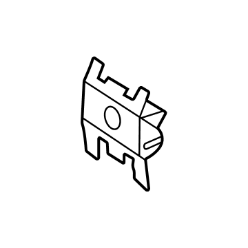 Mopar 6509809AA Center Pillar Trim Nut