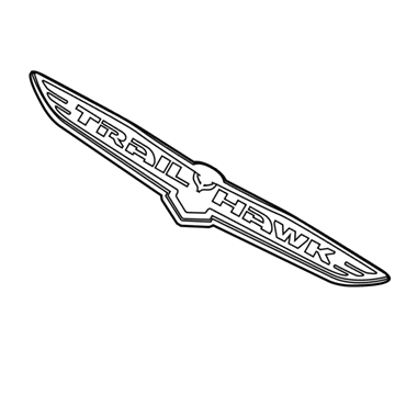 Jeep 68193208AA Nameplate