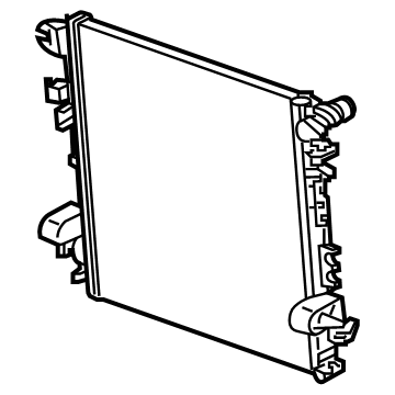 Jeep 68314786AC Radiator