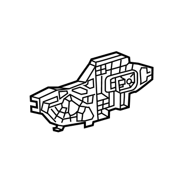 Mopar 68302784AG Handle Base, Rear Passenger Side