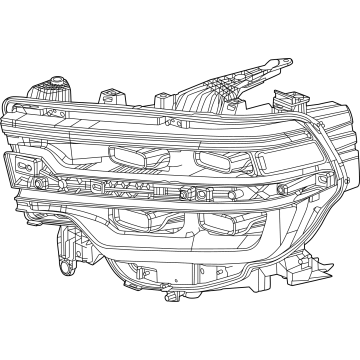 Ram 68592398AC Headlamp Assembly