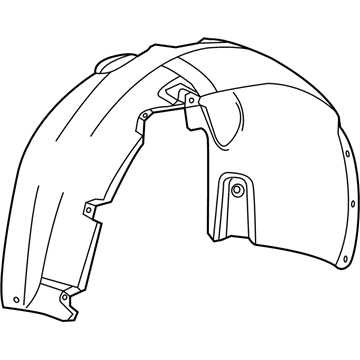 Dodge 68082835AE Fender Liner
