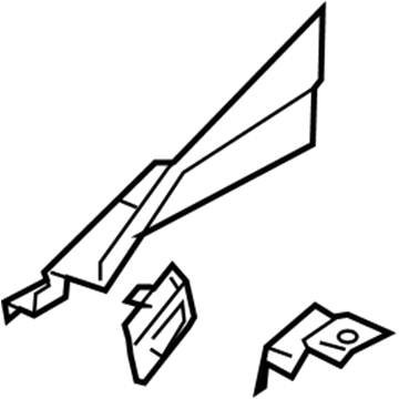 Mopar 5189106AA Front Panel, Inner Passenger Side