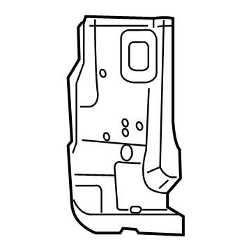 Mopar 5112900AD Hinge Pillar Reinforcement, Lower Passenger Side