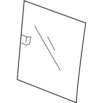 Dodge 68054771AA Sliding Glass