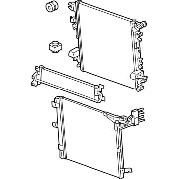 Jeep Gladiator Radiator - 68283398AF