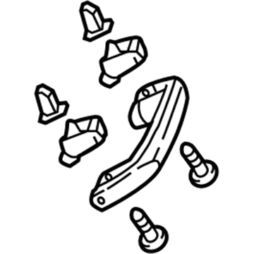 Mopar 6QK48PS4AA Grip Handle, Front Mopar 6QK48PS4AA Grip Handle, Front