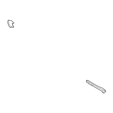 Mopar 68064330AA Upper Bracket, Front