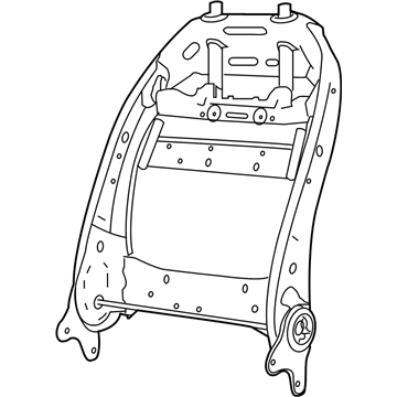 Jeep 68260531AC Seat Back Frame