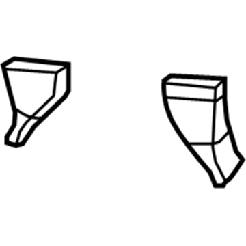 Chrysler 5058548AA Floor Duct