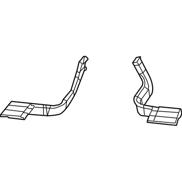 Chrysler 5058422AB Rear Duct