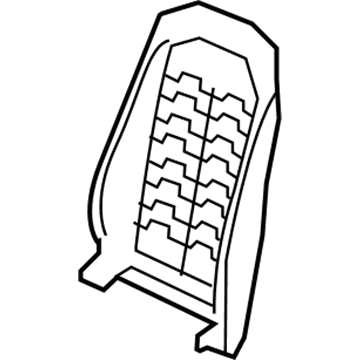 Mopar 68010927AA Seat Back Frame, Front Passenger Side