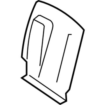 Dodge 1WA68DX9AA Seat Back Panel