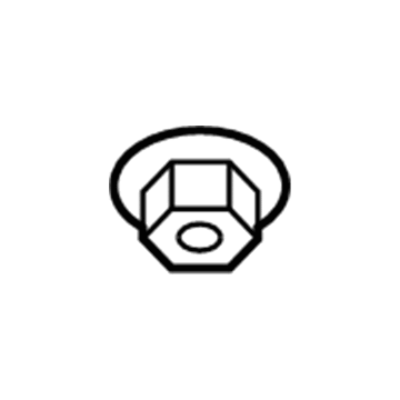 Dodge 6101510 Rear Insulator Nut