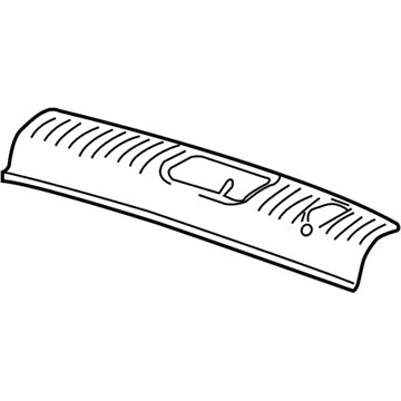 Mopar XZ80MF1AA Scuff Plate, Taupe, Rear Mopar XZ80MF1AA Scuff Plate, Taupe, Rear