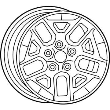 Jeep 4755602AA Wheel, Alloy