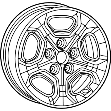 Jeep Wrangler Spare Wheel - 4755528AA