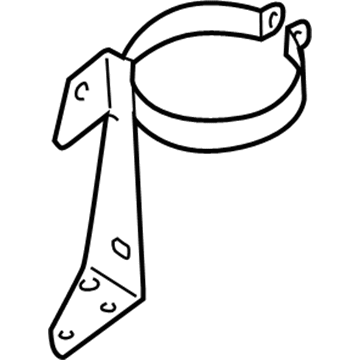 Jeep 53013031AB Vapor Canister Bracket